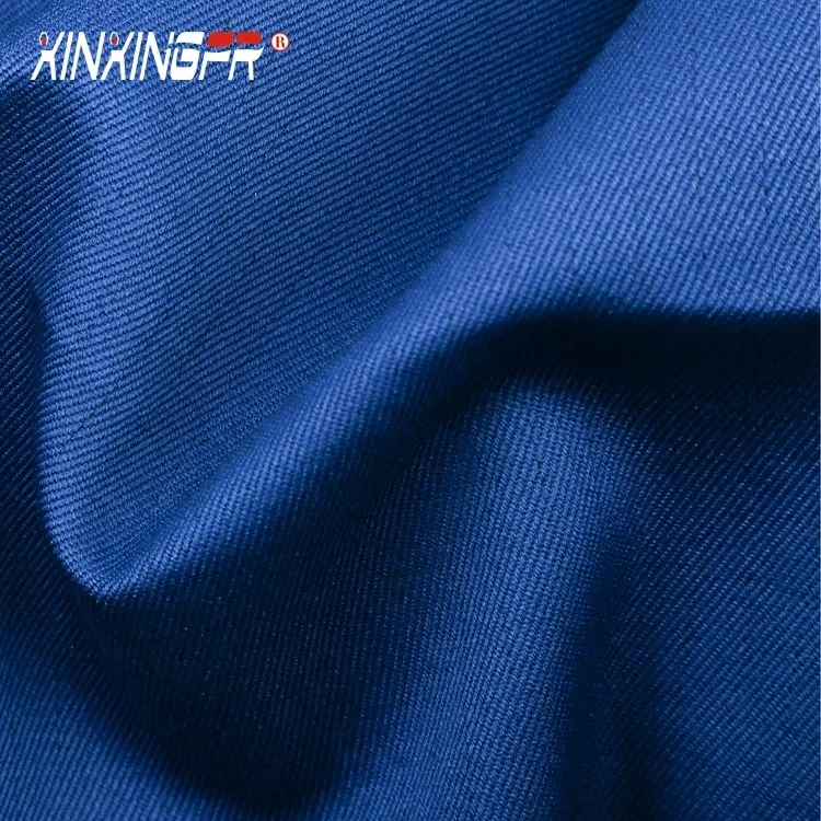 Nfpa2112 Certificate 240gram Cotton Nylon Flame Resistance Twill Fabric for Safety Garment