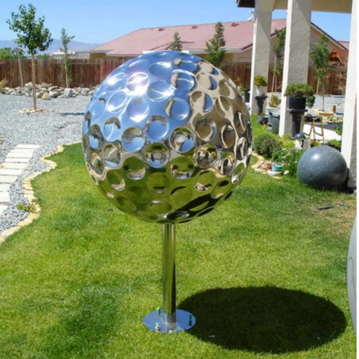 Große Edelstahl Art Diamant Skulptur für Outdoor Dekoration