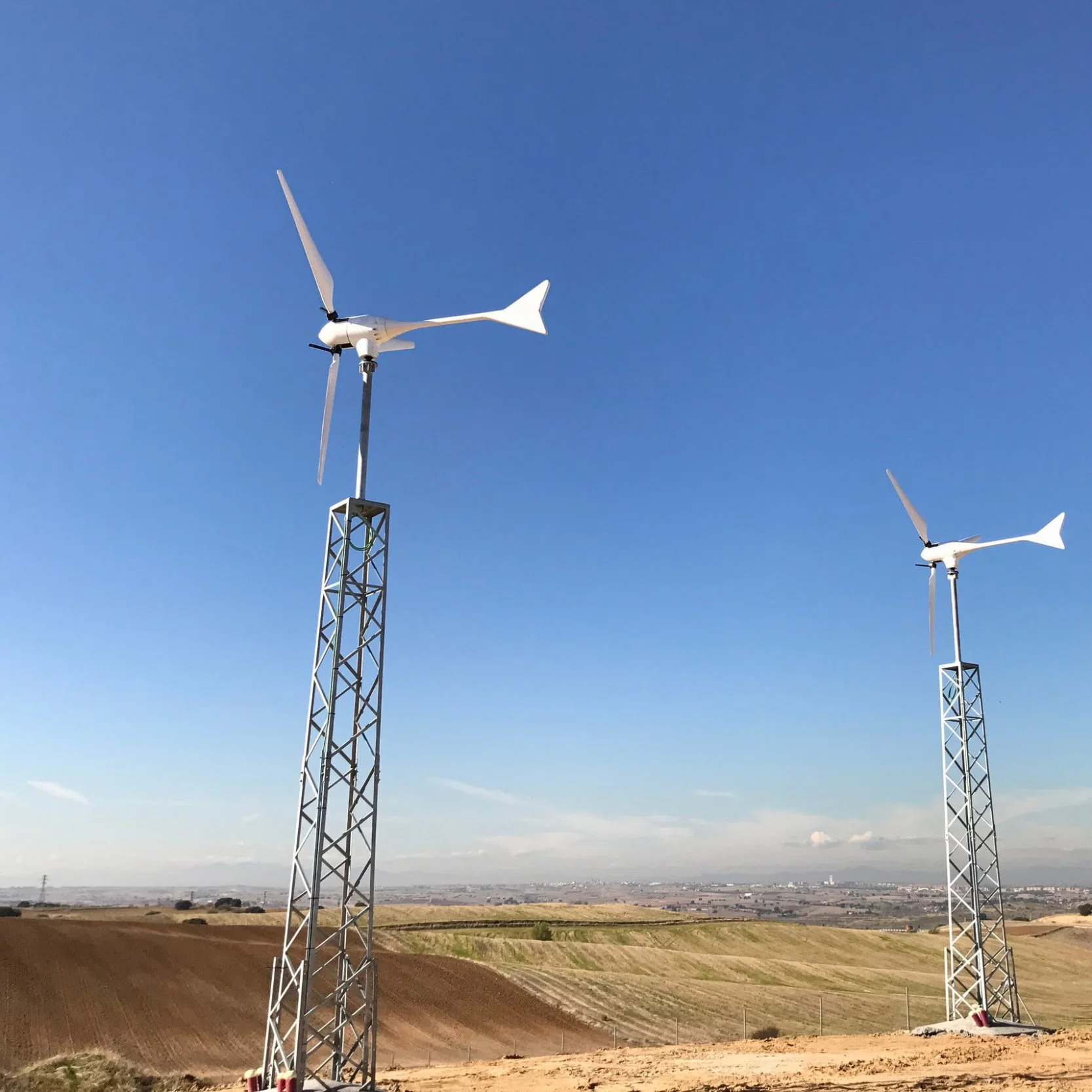 La inclinación de la generación de aerogeneradores Torre Polo plegable