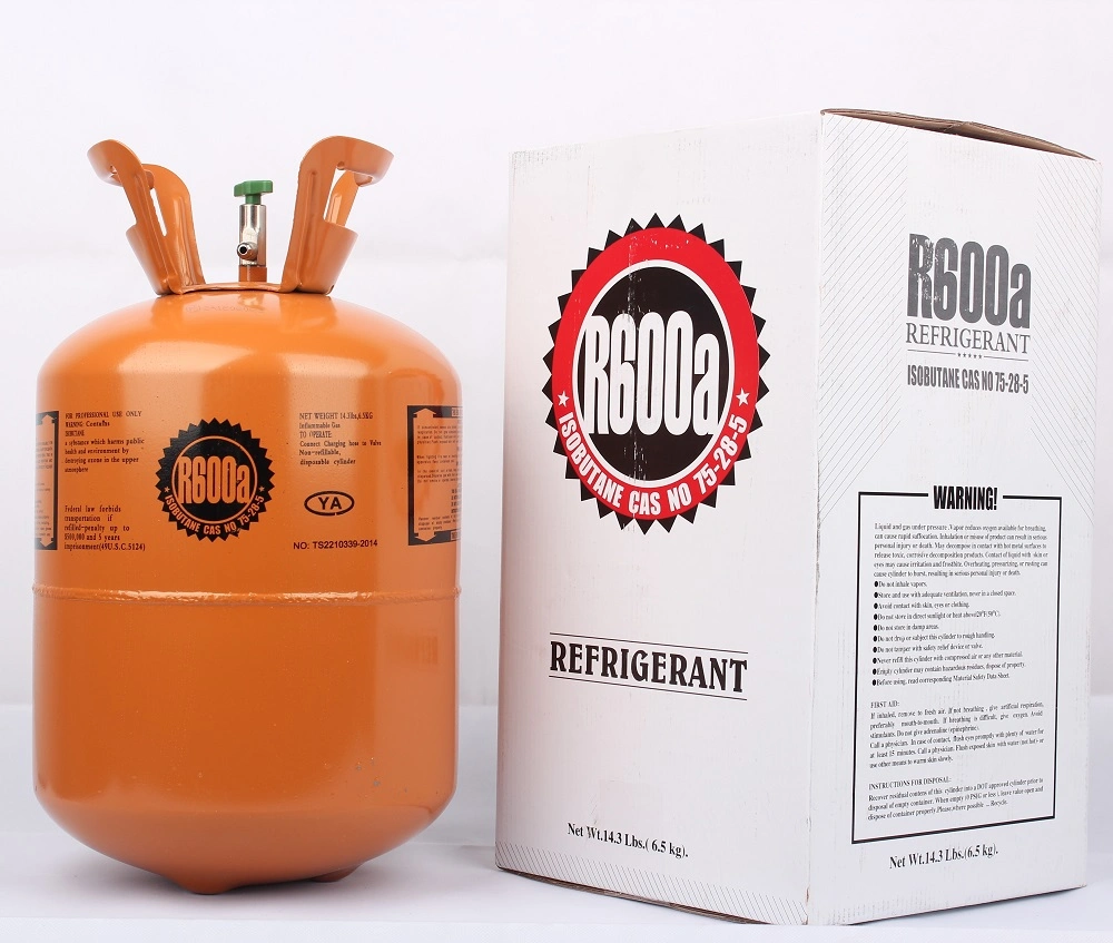 6kg Disposable Cylinder Isobutahne R600A Refrigerant