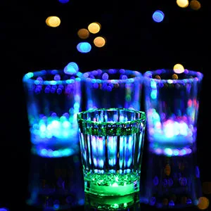 LED Glass Beer Cups Bar Accessories and Party or Event Supply