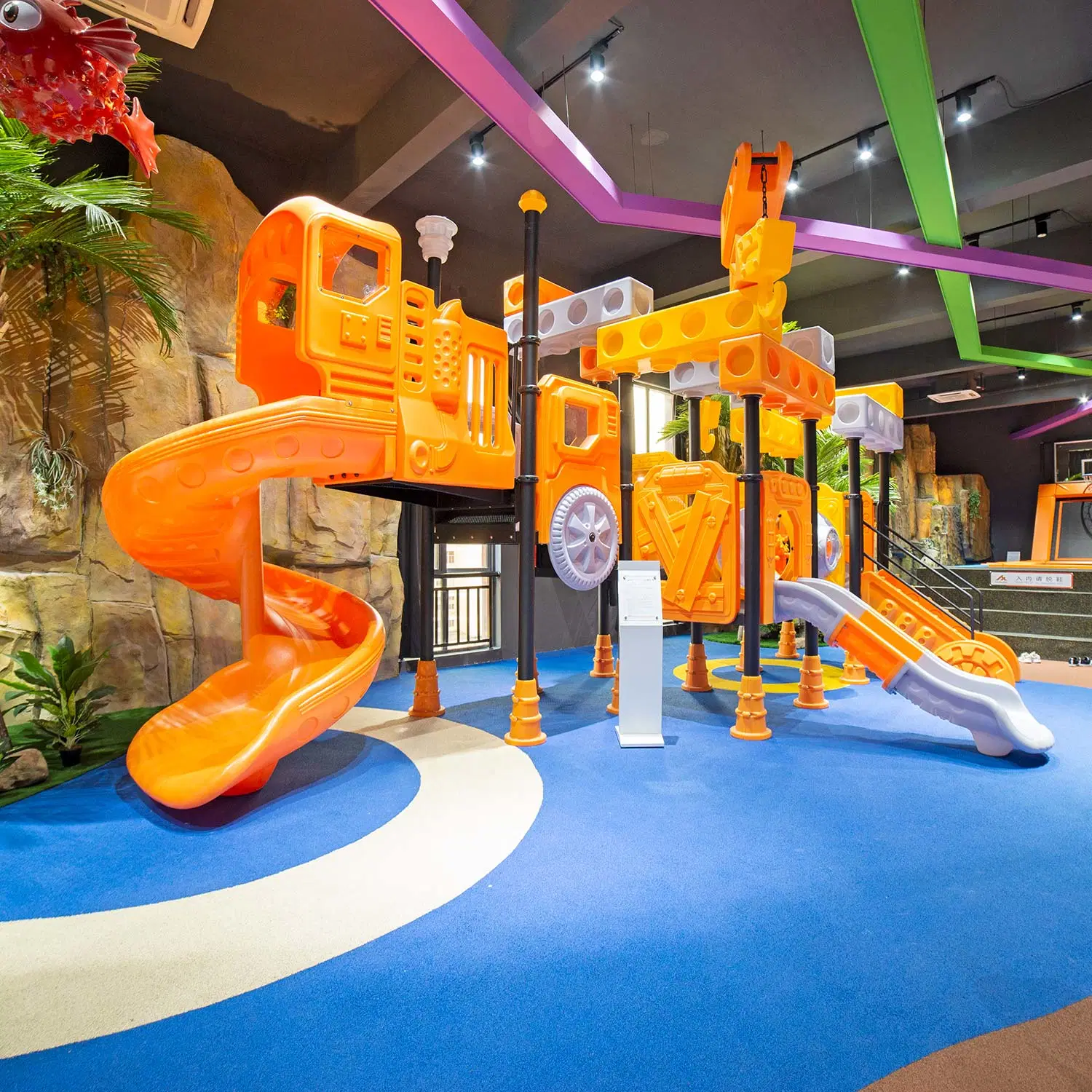 Produtos de patente de boa qualidade Crianças plástico Play Slide Crianças Exterior e Interior Aparelhos de playground para o parque de diversões