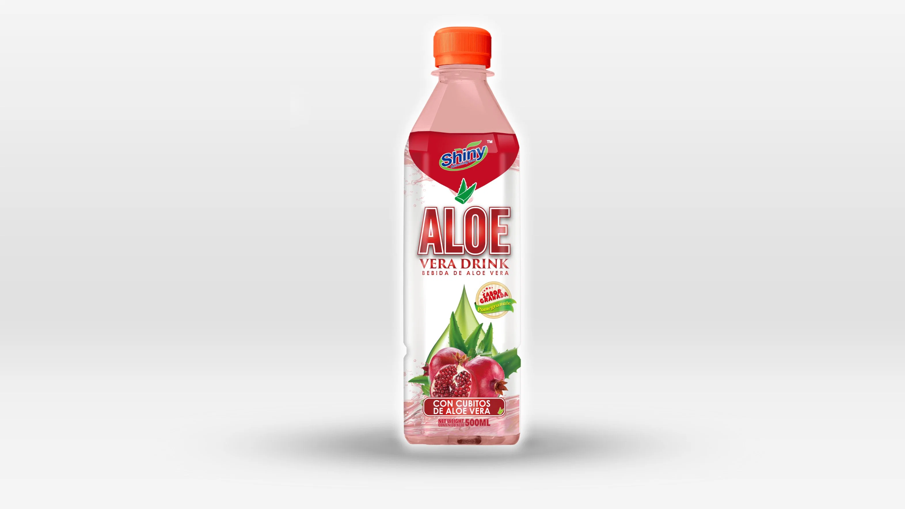 500ml Aloe Vera Drink Pulp Pomegranate