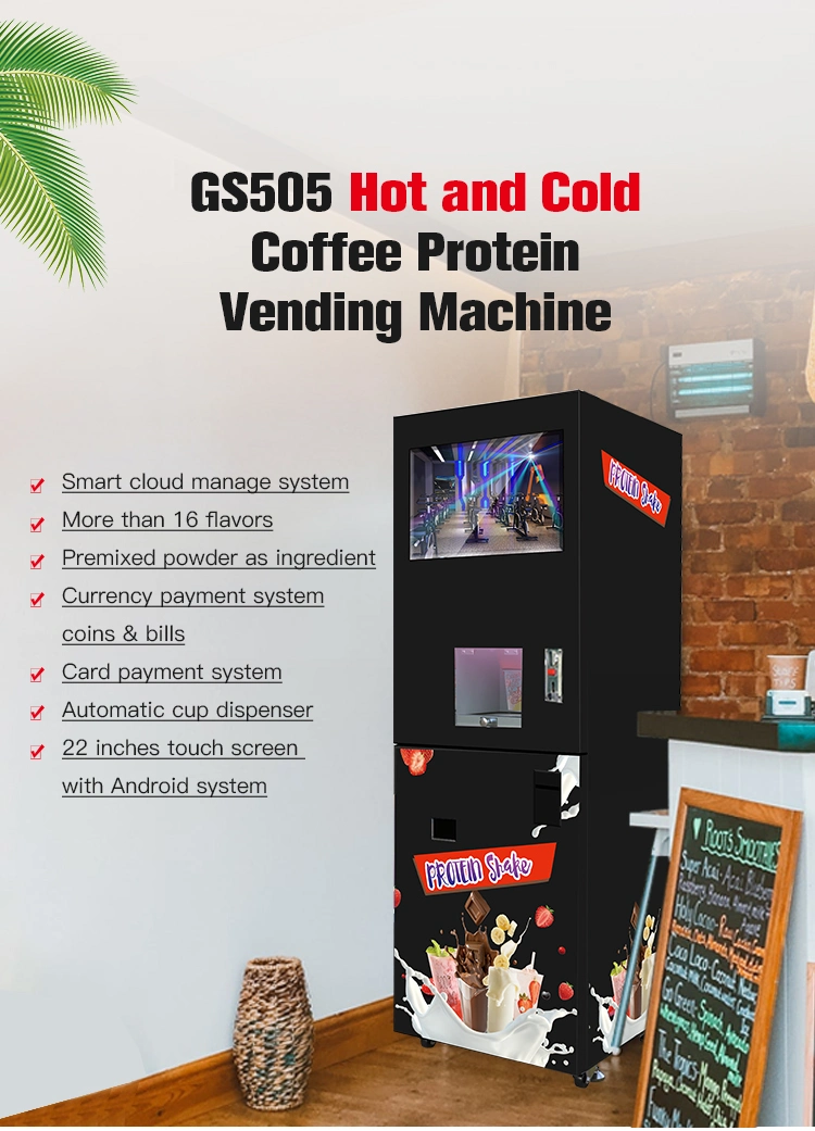 Cold Protein Shakes Vending Machine Gym Sports Center Drink Self-Vending Machine