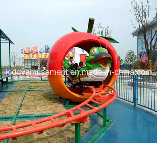 Crazy Parque de Atracciones Atracciones Montaña Rusa de los niños para el patio de recreo infantil