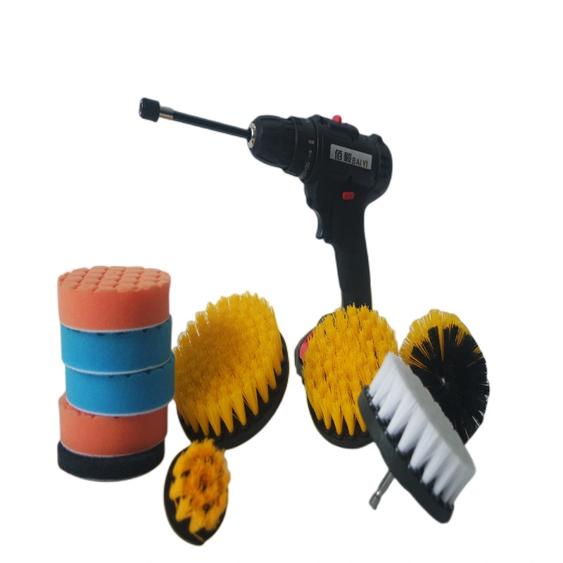 Taladrar el Kit de Scrub Brush Cepillo de perforación de la lechada con Extender matorrales