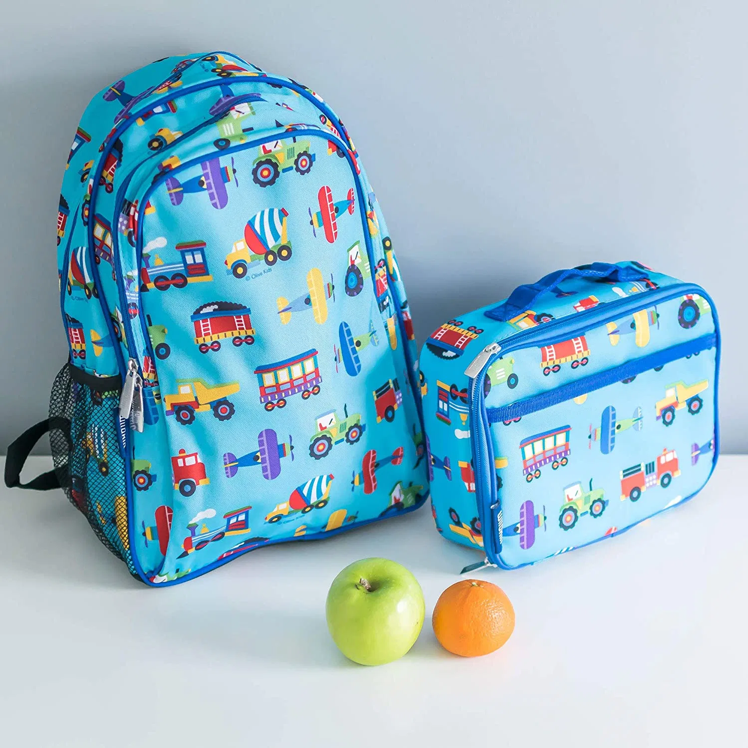 2 in 1 Student School Bag Set for Child with Matching Lunch Bag