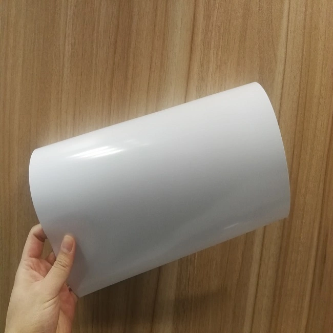 Película rígida PVC em PVC, branco brilhante anti-UV, folha de PVC