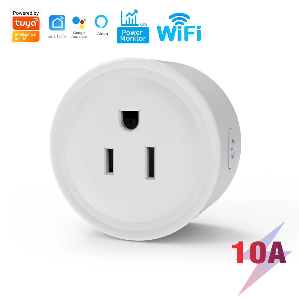 Smart Zigbee WiFi Outlet: Contrôle à distance par smartphone et commande vocale avec minuterie - Prise US