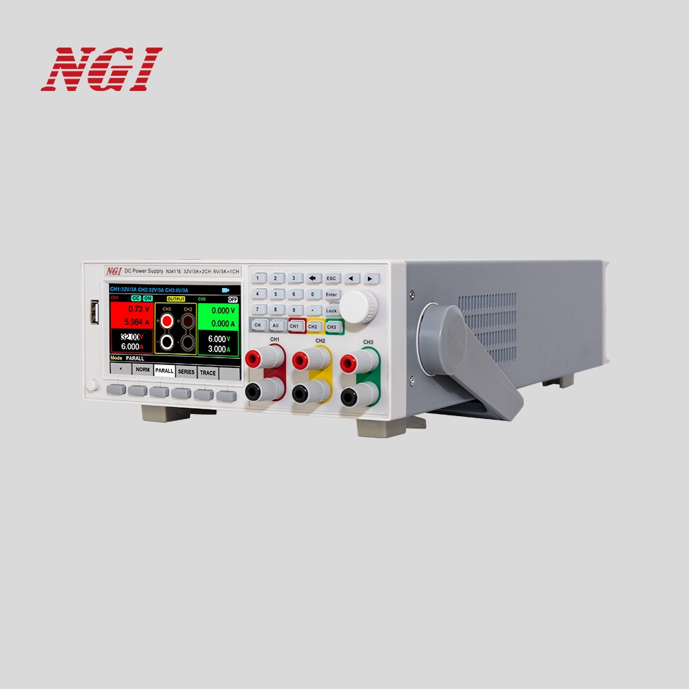 High Resolution 60V*3A 6V*3A Triple Output Programmable DC Power Supply