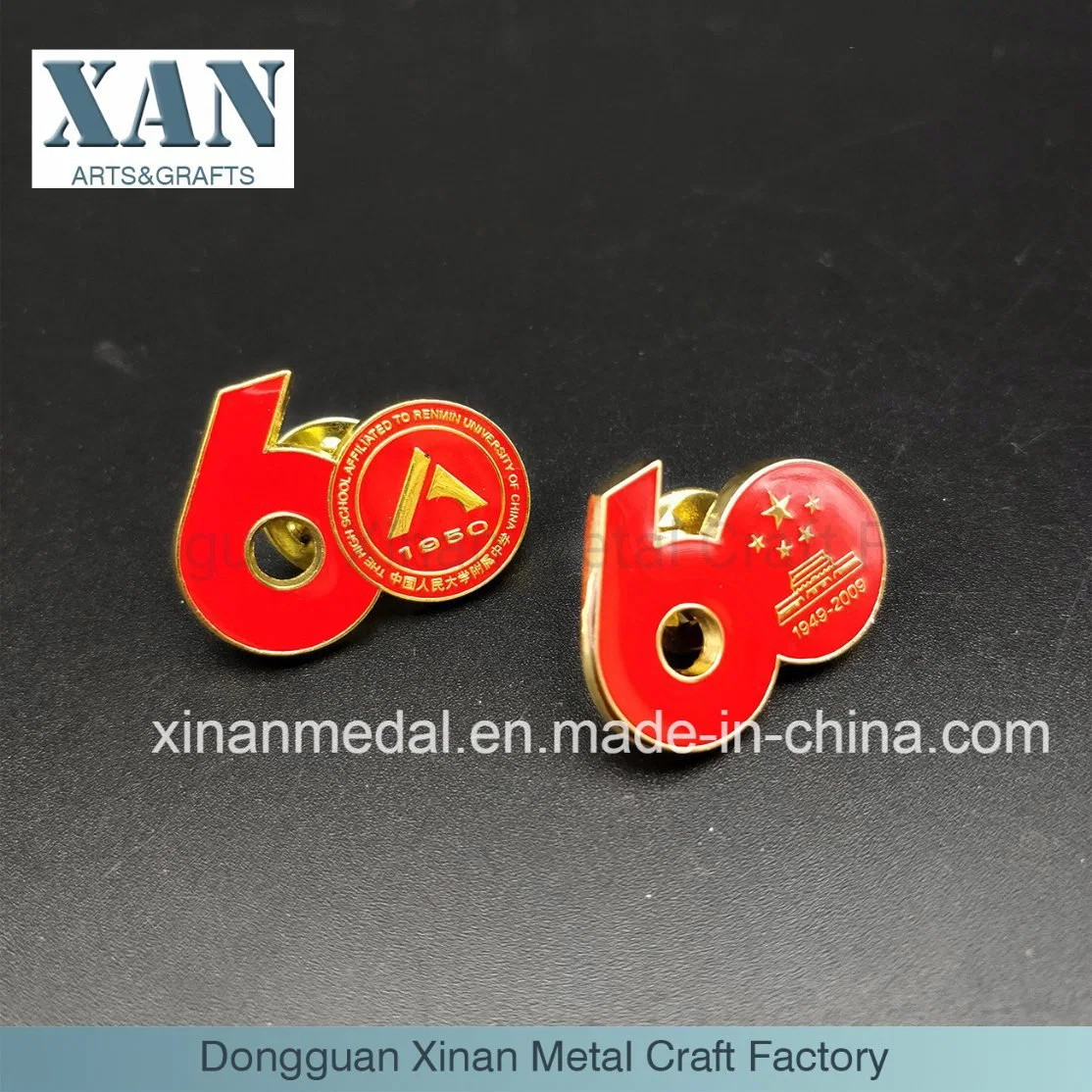 Metal Die Casting Lapel Pin Badges for Promotion