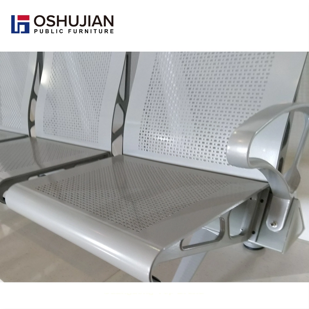 Foshan Manufacture Hospital Clinic Waiting Area 3 Seater Waiting Bench Chair