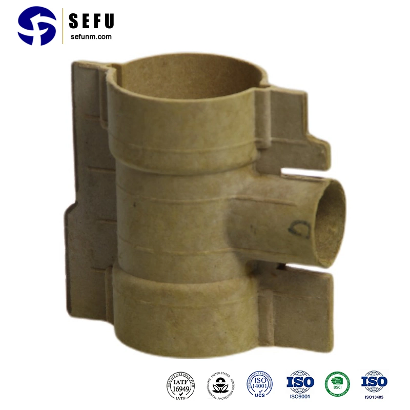 Sprue Pipe Supplier Refractory Paper Tee Reducer Tube for Iron Casting