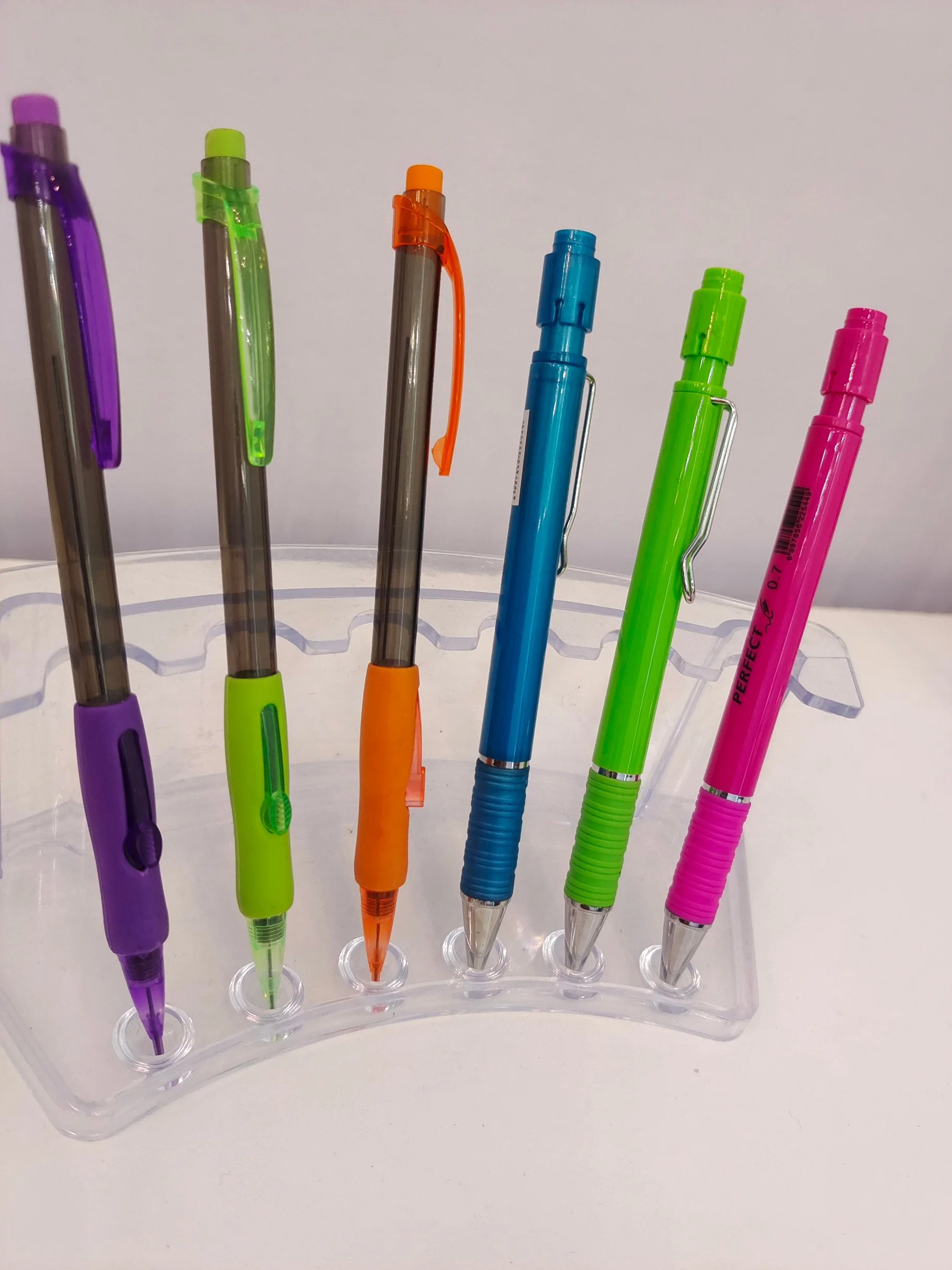 Custom Colored Logo Plastic Mechanical Pencil for Stationery Promotion