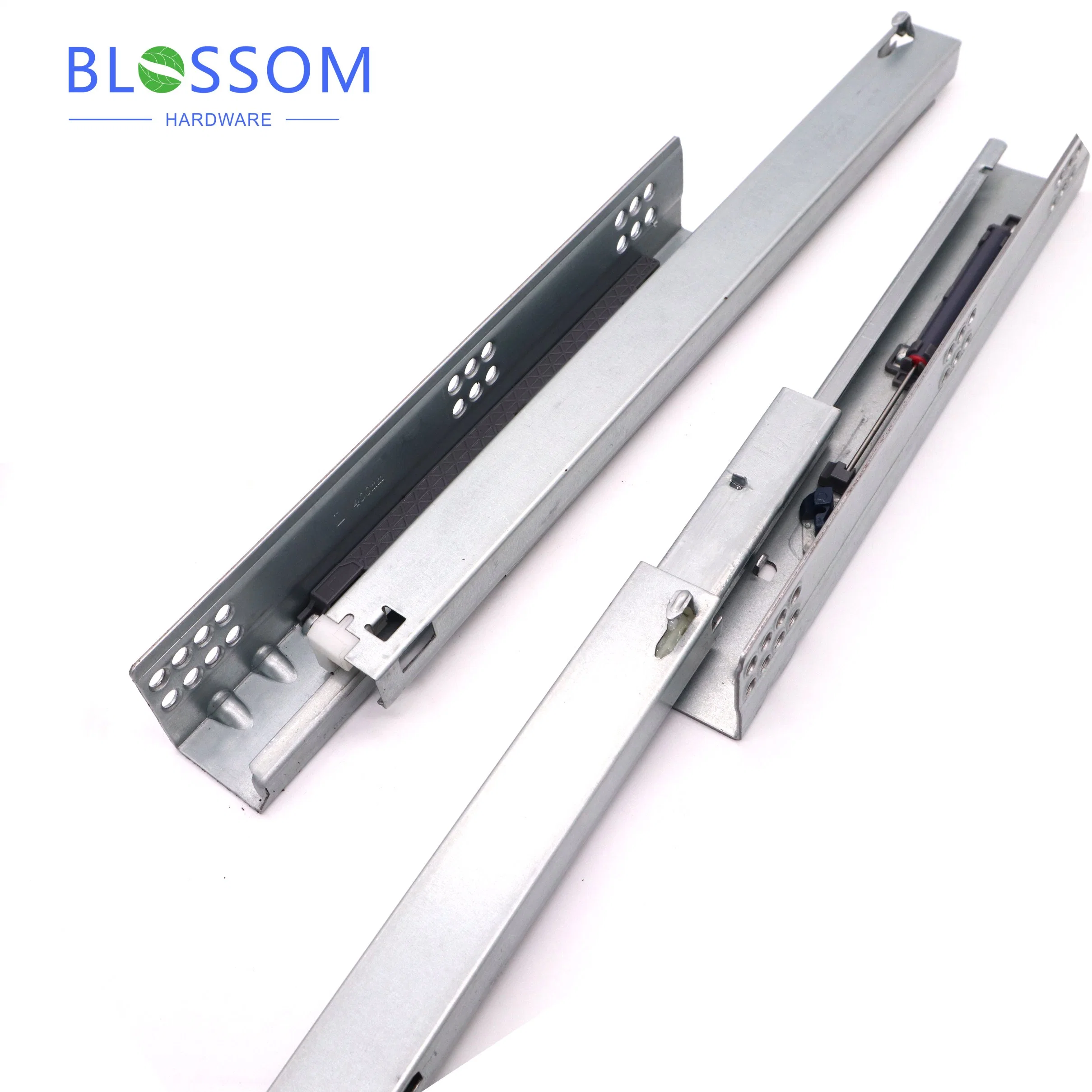 Full Extension Hydraulic Soft Closing Undermount Drawer Slide Rail Cabinet Drawer Slide Channel Cold Rolled Steel