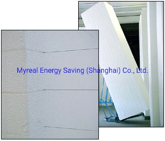 1/6expanded Polystyrene Foam Heat Insulation Board Partition Board Sheathing Board EPS High Density