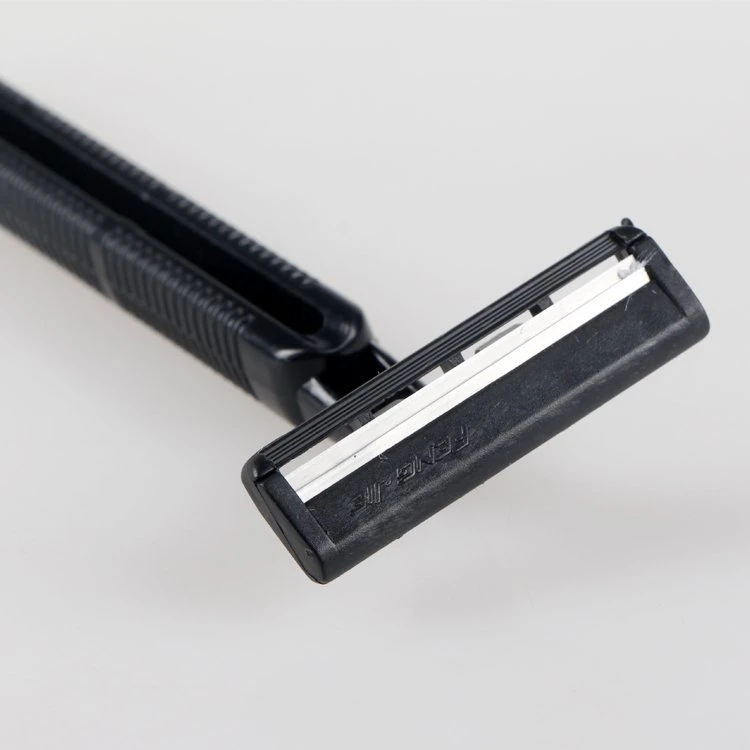 Promotional Black Straight Disposable Travel Shaving Razor