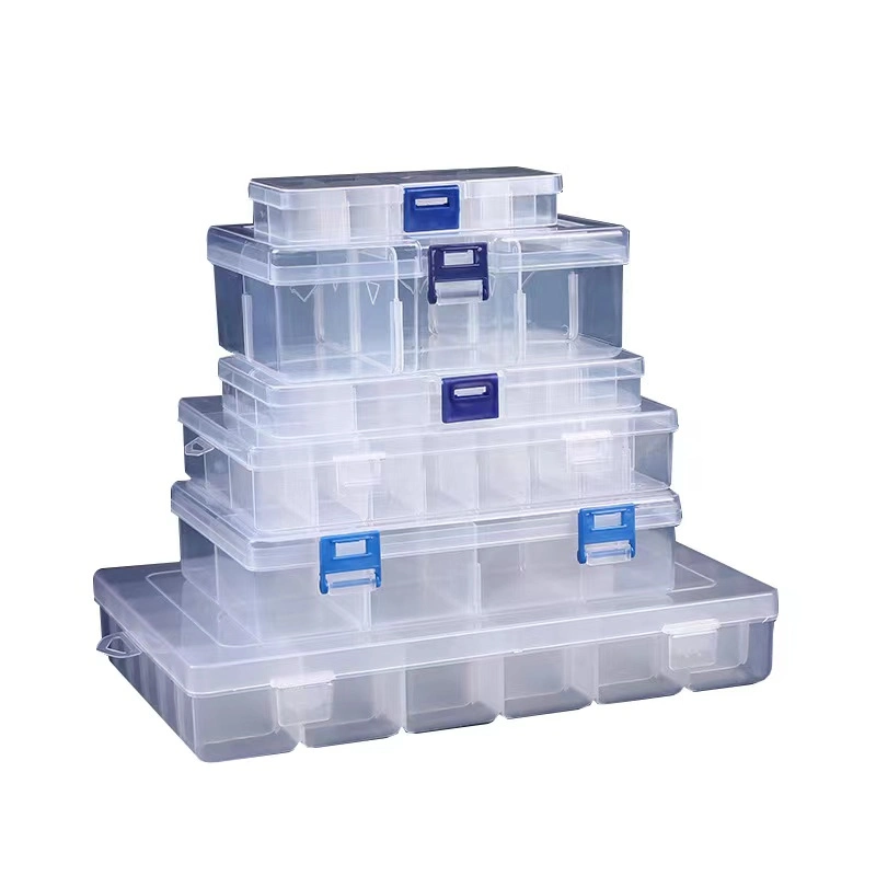 Jewelry Jewelry Earrings Sorting Plastic Partition Transparent Storage Box