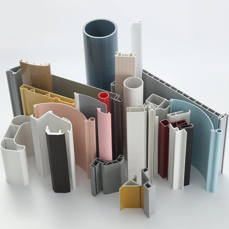 PVC ABS PC PE PP Door Frame Co-Extrusion High Glossy Surface Decorating Engineering Plastic Extrusion Profile