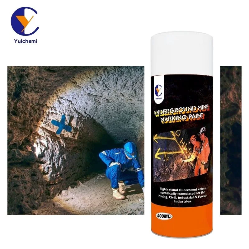 Fluorescent Red Solvent-Based Underground Mine Marking Spray