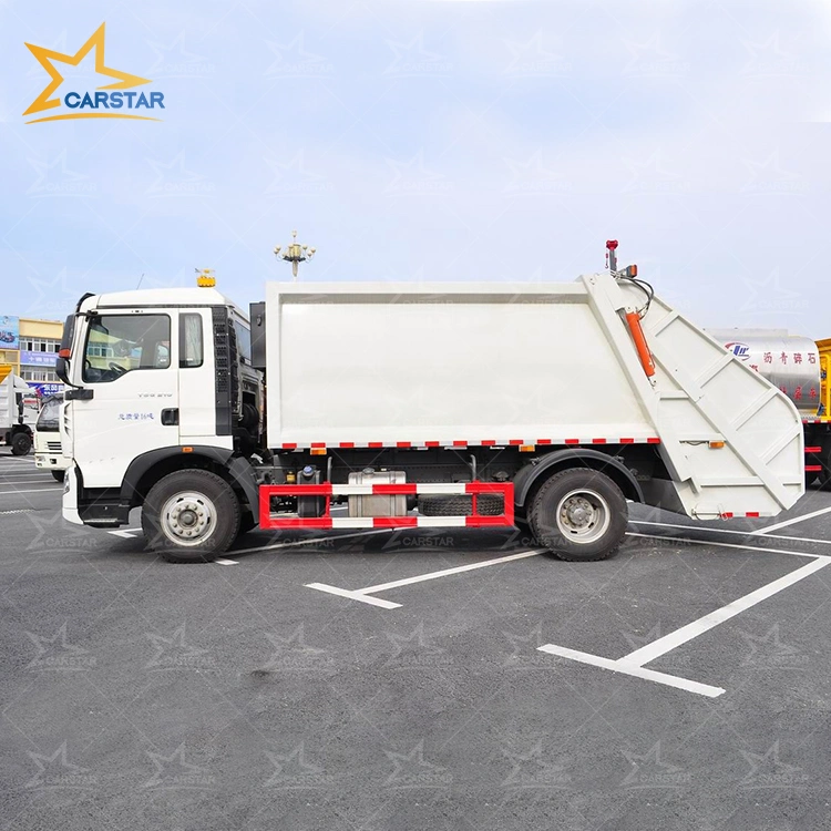 China Manufacturers Heavy Duty HOWO Hydraulic Truck 12/14/16 Cbm Used Garbage Trucks