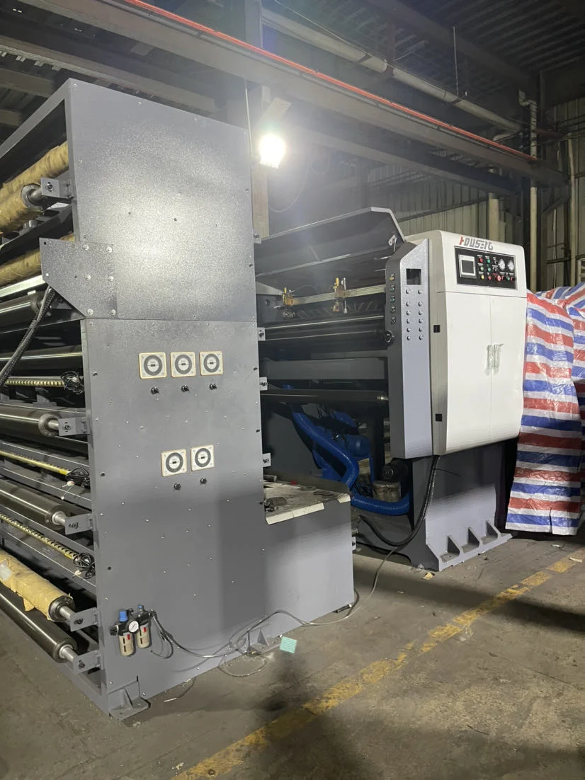 Thin Paper Sheeting Machine with Six Reel Load