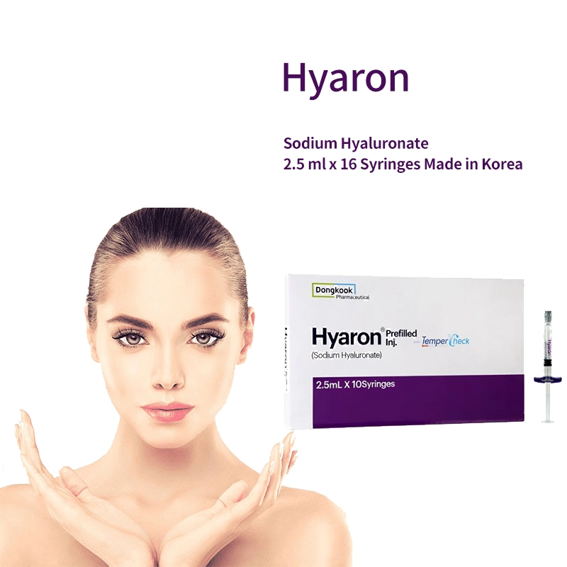 Hyaron 2.5ml*10syringes Sodium 25mg Hyaluronate Ha Filler Prefilled Injection 2.5ml Hyaluronic Acid Skin Booster Solution Injection Hyaron Pen Hyaron Skin