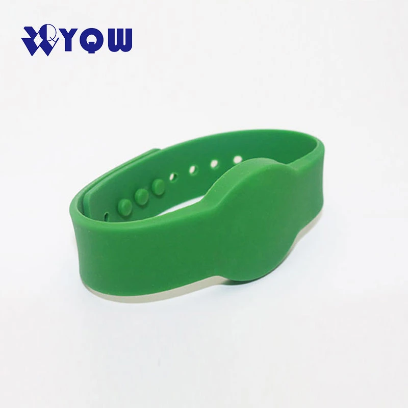 13,56MHz Pulsera desechable fina plástico PVC RFID muñequera