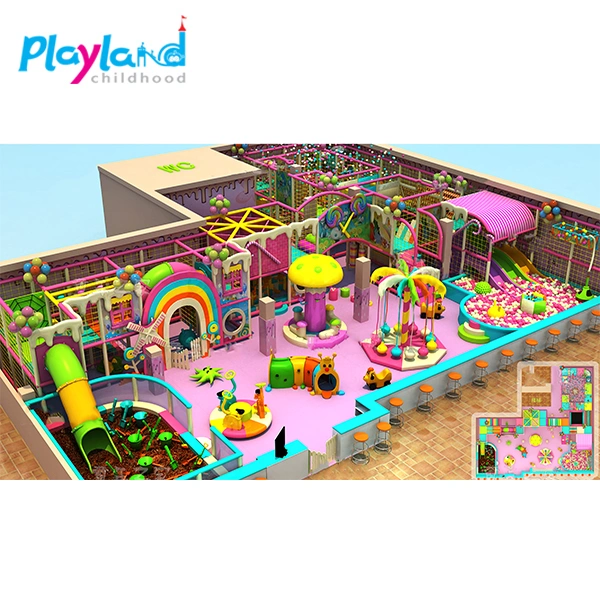 Theme Kids Zone Indoor Playground Equipment Used Commercial Indoor Playground for Sale Used Amusement Park Equipment