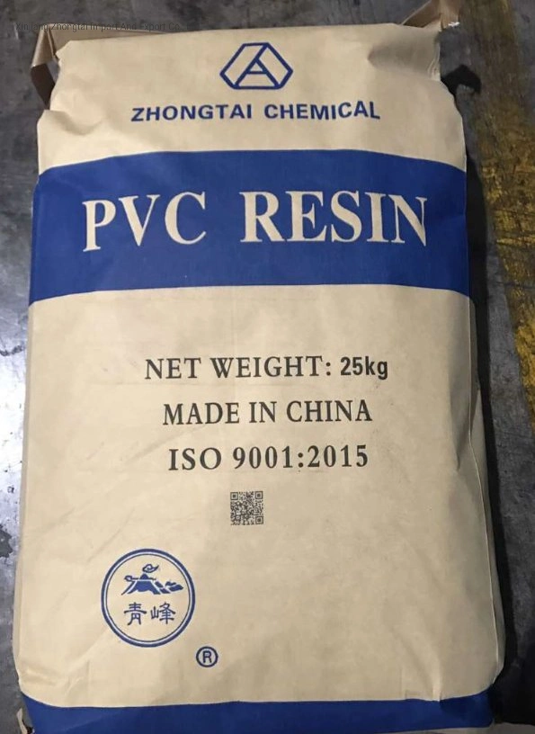 66%-68% White Zhongtai Chemical China Sg5 Polyvinyl Chloride PVC Resin