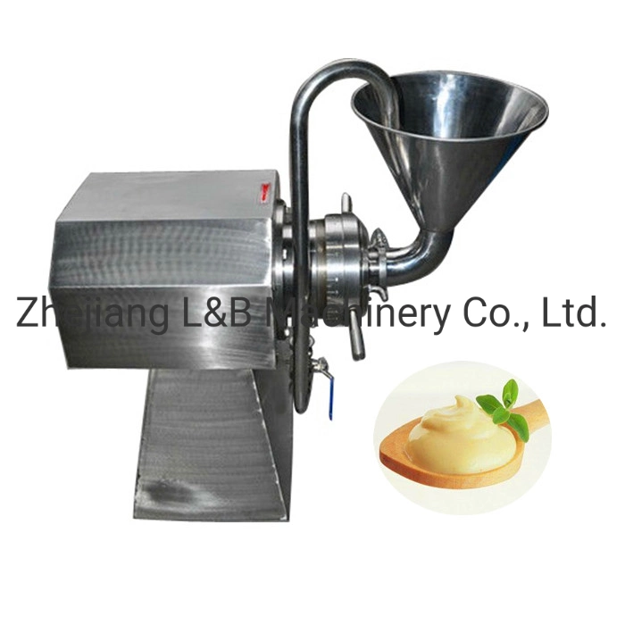 2800rpm High Speed Stainless Steel Wet Grinding Equipment Industrial Horizontal Type Colloid Mill for Food