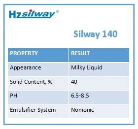 Silway 140 Silicone Defoamer for Agricultural Applications with Good Stability in Wide Temperatures Range