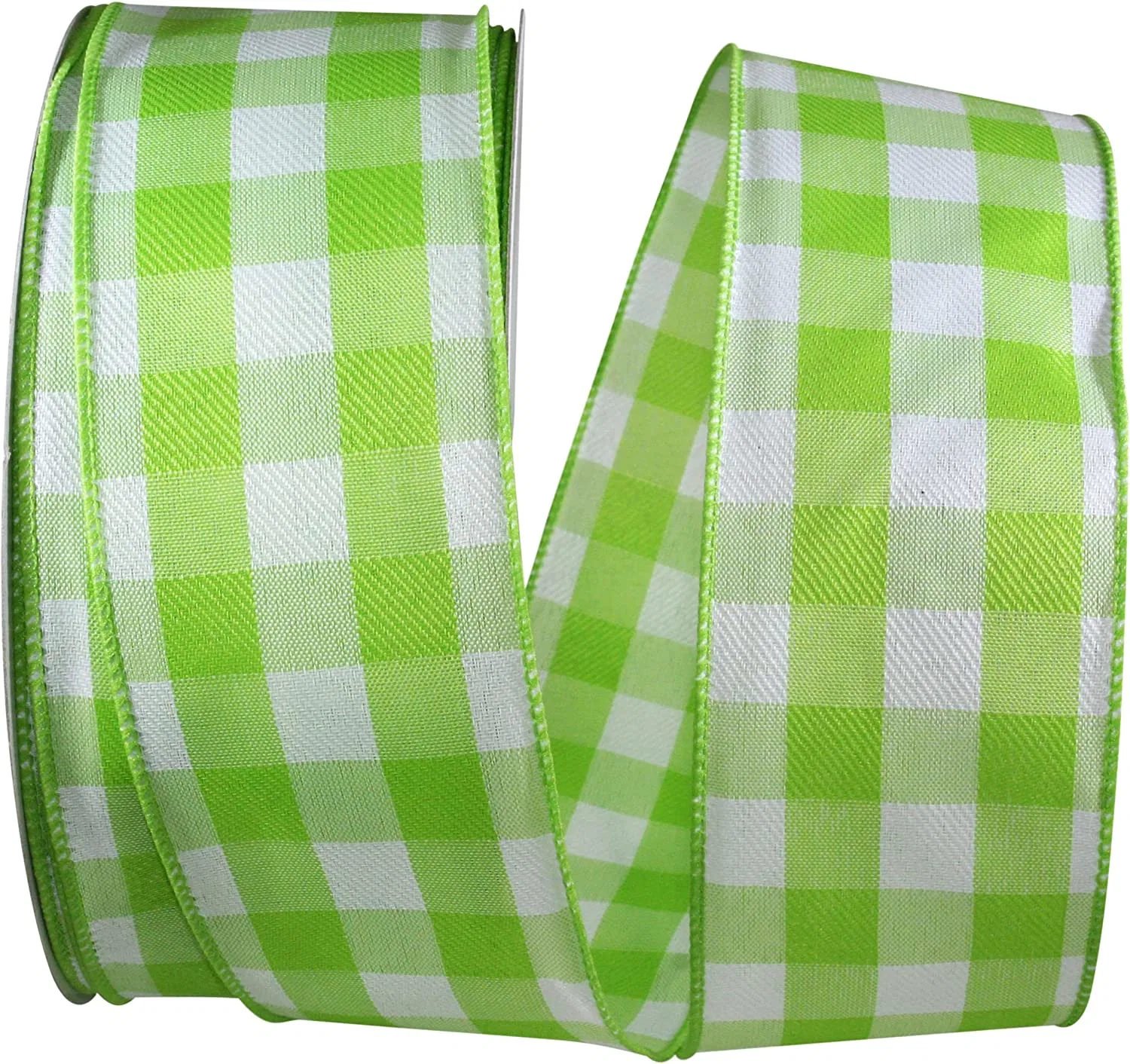 Factory Custom Ribbon Gingham Plaid Polyester Ribbon for DIY Packing Gift Wrapping Gift Ribbon