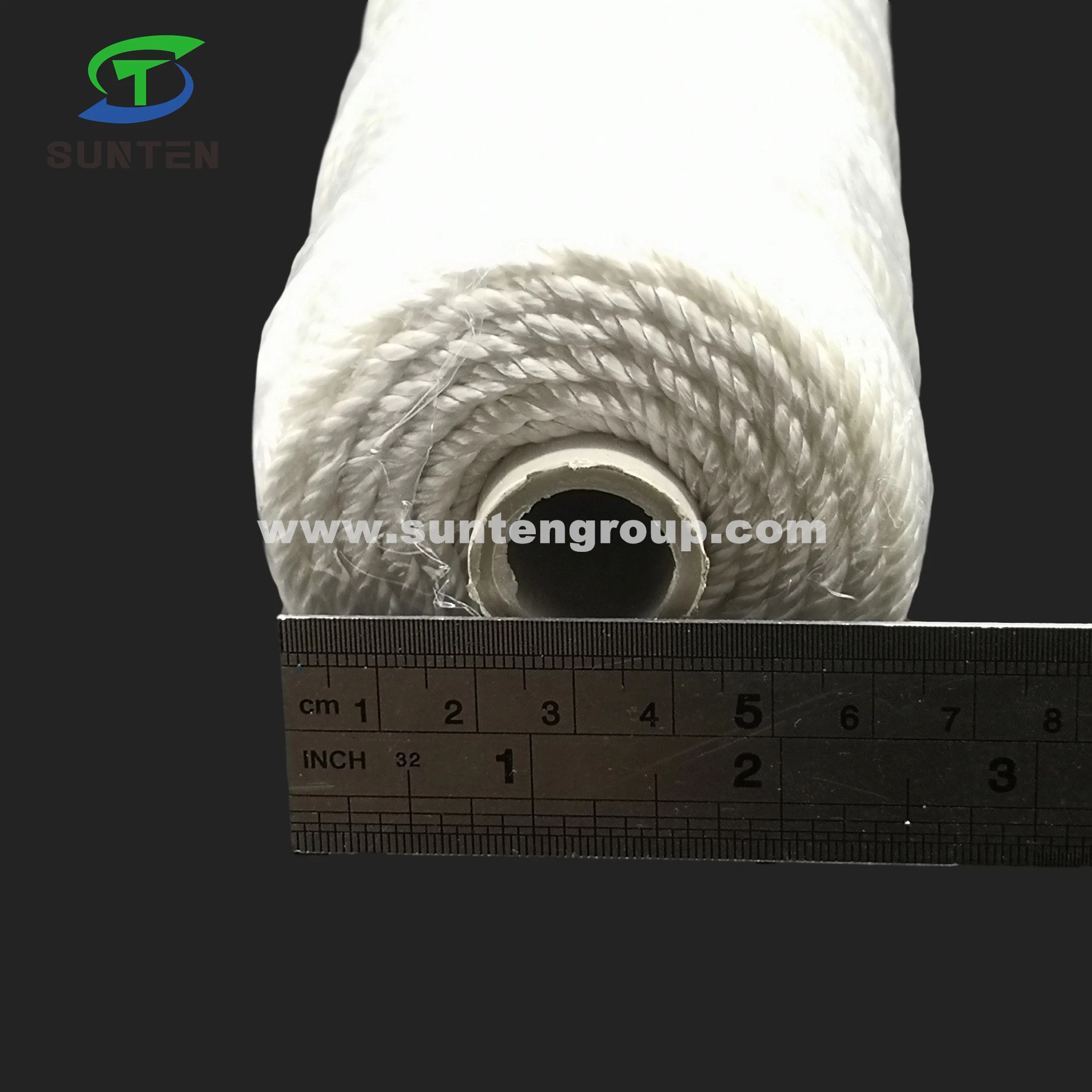 prix d'usine blanc à haute ténacité PE/PP/polyester/nylon/plastique polypropylène tressé Twisted//presse à balles/emballage de thread/Ligne/filet de pêche Thread (210D/380D)