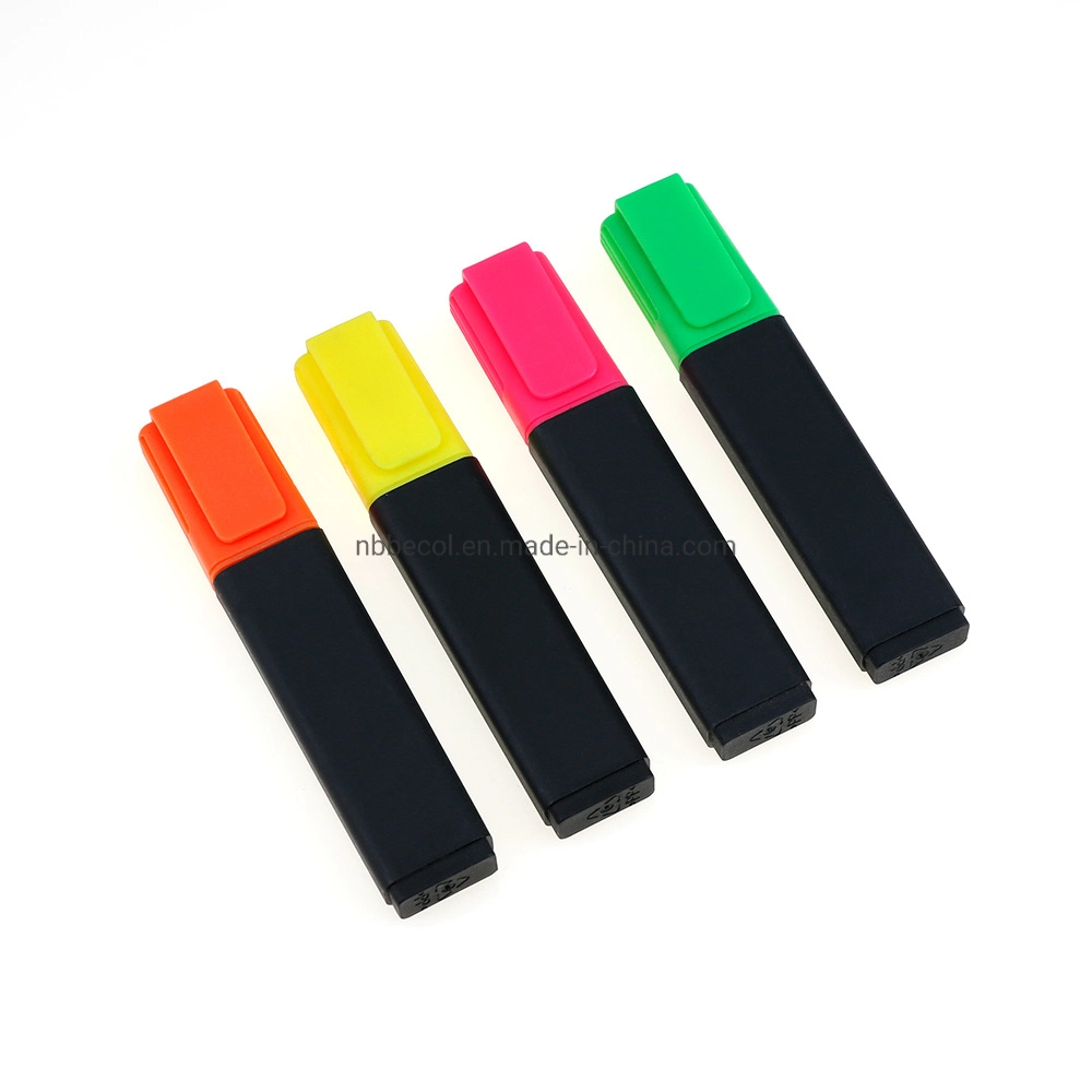 Non Toxic Pen Highlighter Marker Liquid Competitive Price Highlighter Pen Manufacture