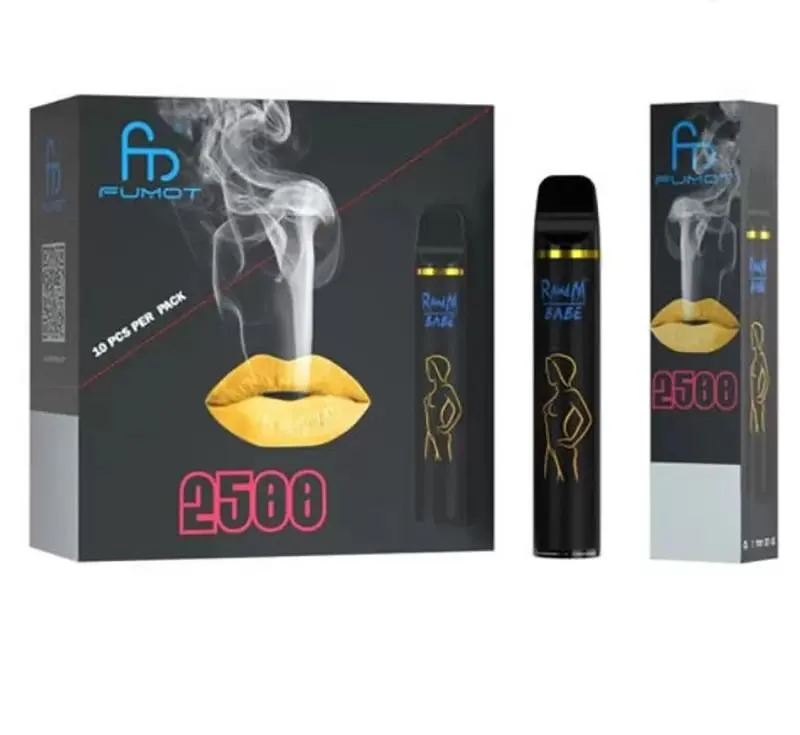 Vape desechable cigarrillo electrónico Pen 2500 inhalaciones Randm Babe bobina de malla Vape