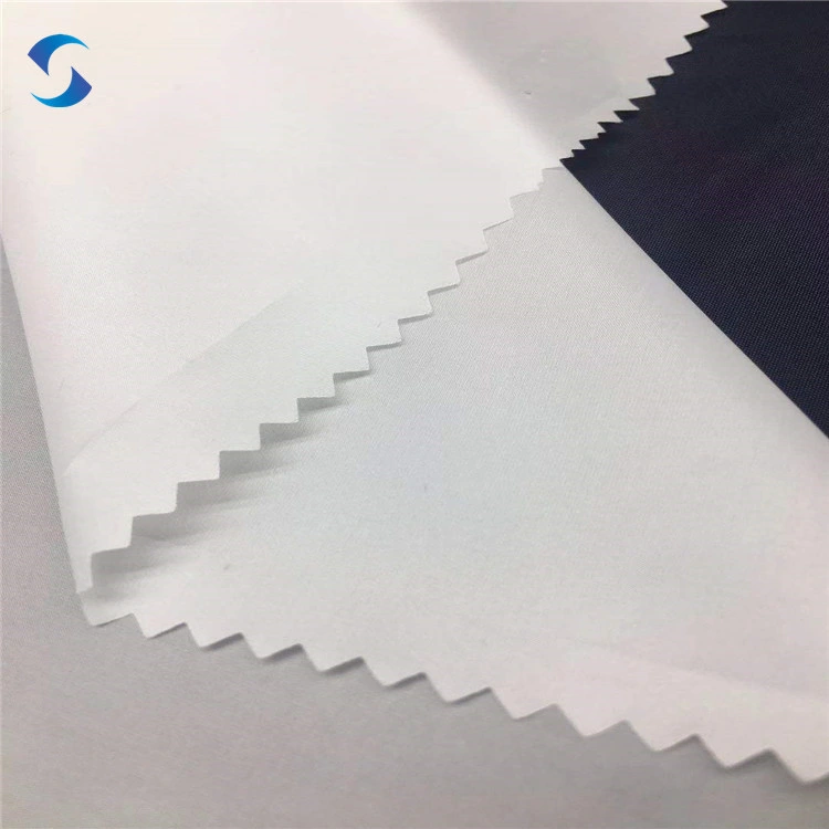 190t 210t 380t Polyester Taffeta Silk Fabric White Water Repellent Fabric Taffeta Lining Fabric