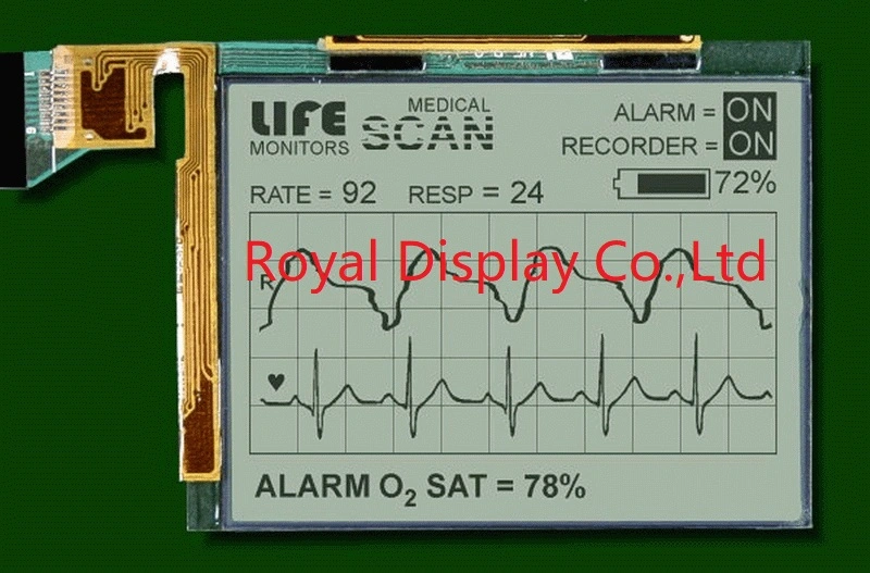 شاشة عرض LCD رسومية بدقة 320 × 240 نقطة مقاس 320 بكسل أحادية اللون 320240 شاشة LCD