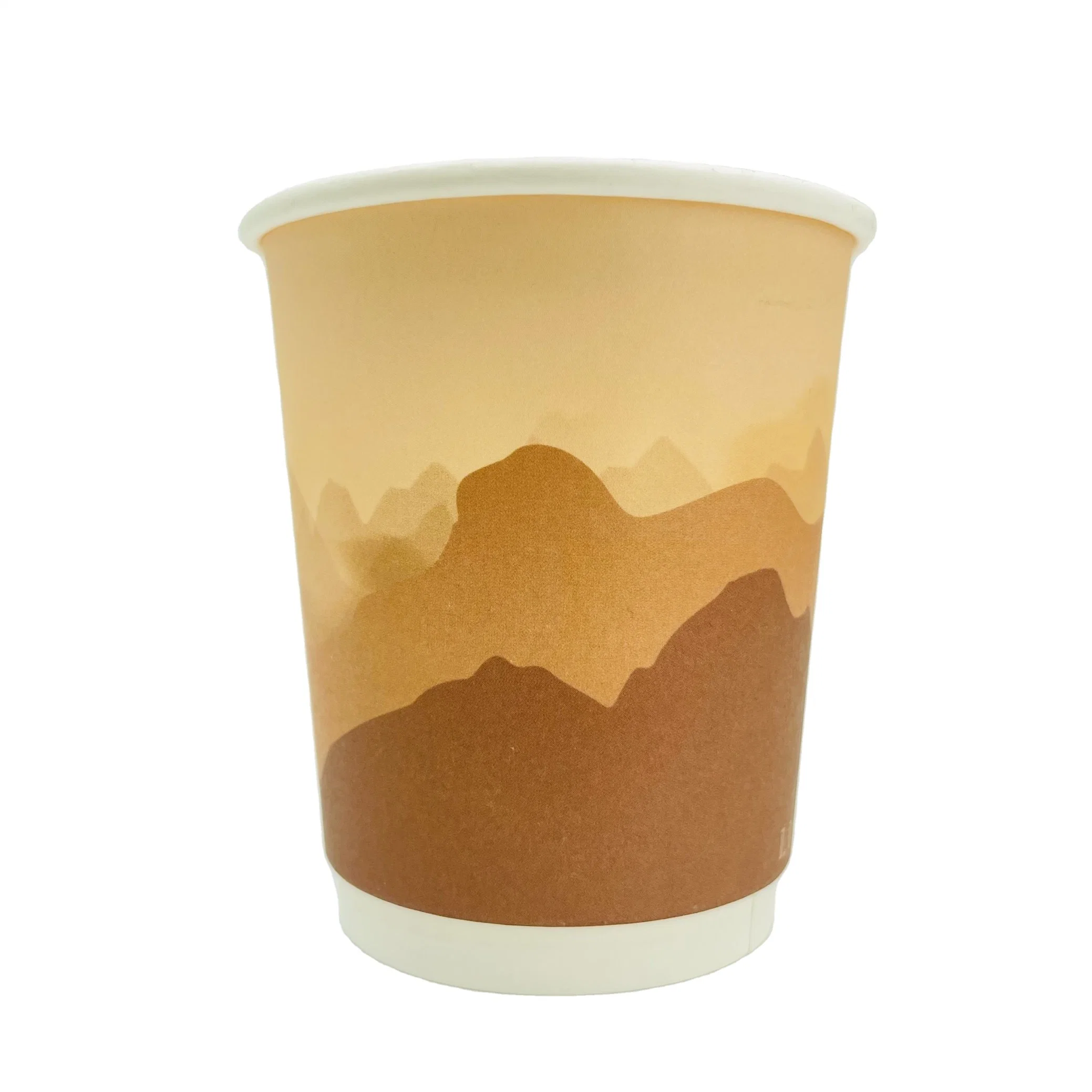 Gobelet en papier avec revêtement sans plastique, jetable, à base d'eau, doublure pour tasse à café.