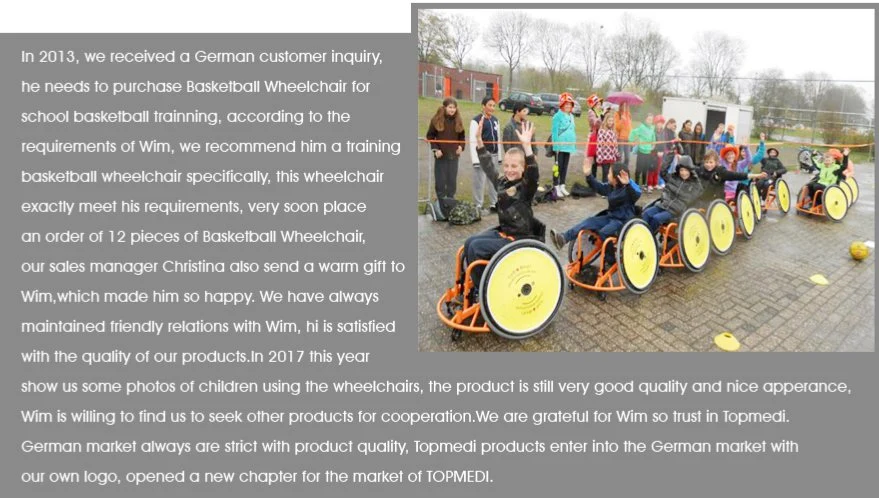 Topmedi High quality/High cost performance Speed King Manual Leisure & Sport Wheelchair for Handicapped