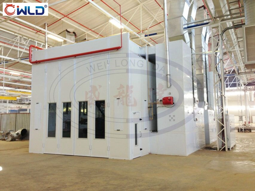 Wld15000 Booth de pintura para autobuses industriales/Booth de pintura/Booth de pulverización de coches/ Paint Horno/Spray Room/Spray Horno/ Pintura Horno Garaje equipos Auto Repair CE