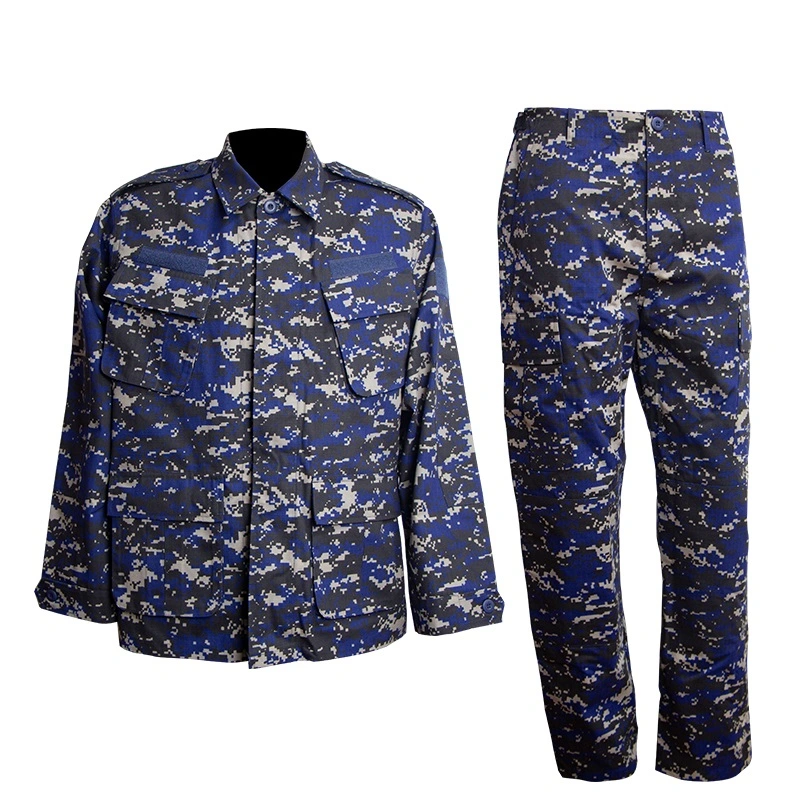 Outdoor Acu Uniform Cargo Pants Custom Digital Ocean Camouflage Waterproof Camouflage Uniforms