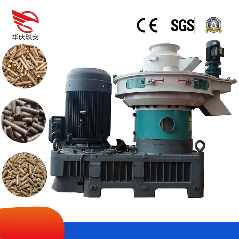 El aserrín de madera de la máquina de pellets Pellet biomasa pellets de madera la línea de producción Molino de polvo de la máquina de pélets CE