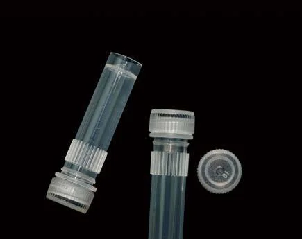 Cryogenic Tubes, Cryovials, Screw Microtube, PP, 2.0ml, Sterile, Without Marking Area, with Cap, 50PCS/Bag, 10 Bags/Box, 	2 Boxes/Case. CE, ISO, SGS Certified.