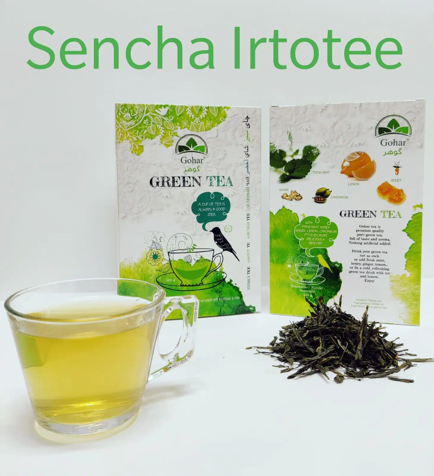 Organic Steamed Green Tea Sencha 8911 Tea Bags