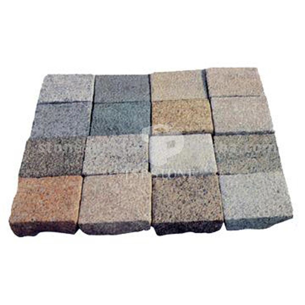 Natural Granite Basalt Porphyry Kerbstone Cobblestone Cubestone Flagstone Curbstone Cube Cobble Cubic Paving Paver Tumbled Stone