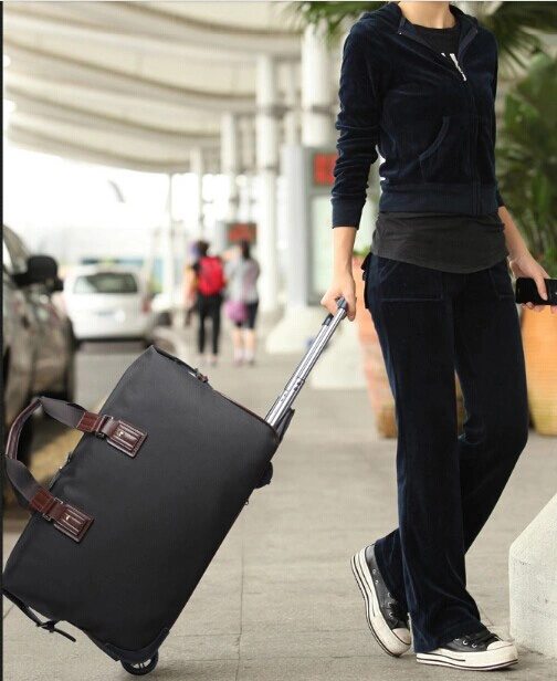 Guangzhou Wholesale/Supplier Designer Business Bag Wheeled Rolling Luggage & Duffel Travel Handbag