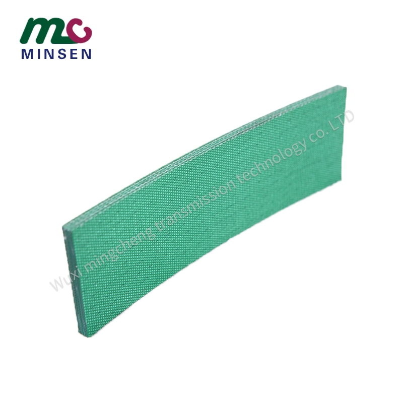 PVC verde/PU cinta transportadora industrial de servicio ligero/banda de transmisión/banda con superficie de diamante Para cinta de correr