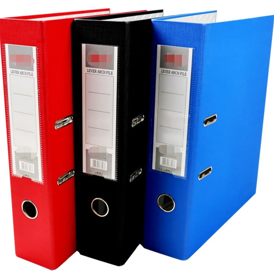 Wholesale A4 FC Lever Arch File 2 Ring Binder PP Plastic Clip File Doucument Folder