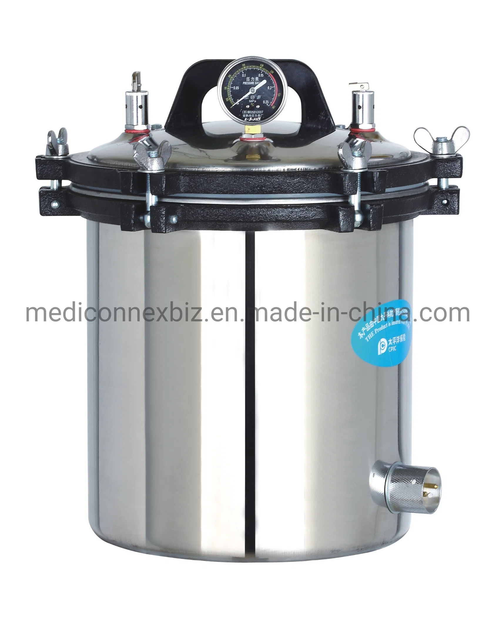 Stérilisateur à vapeur de pression portable /Autoclave 18L/stérilisateur/Matériel médical